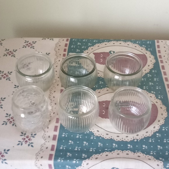Bundle of 6 Glass Votive Candle Holders - Picture 1 of 3